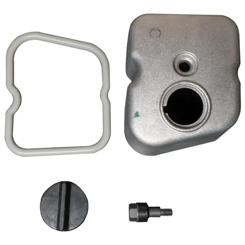 Power Driven Diesel valve cover 89-98 12V Cummins, silver metal with white gasket, oil cap and mounting bolt