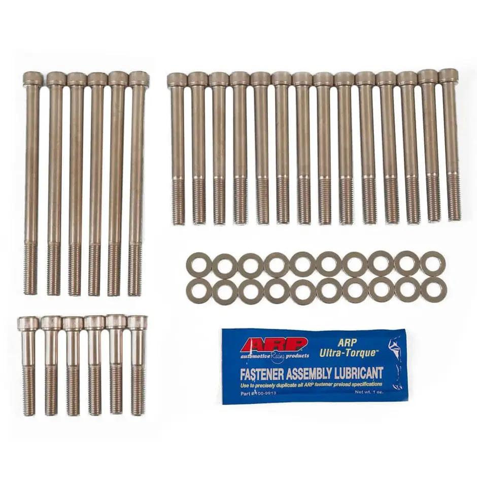 Power Driven Diesel Head Bolt Kit 89-98 12V Cummins with bolts, washers, and ARP Ultra-Torque lubricant