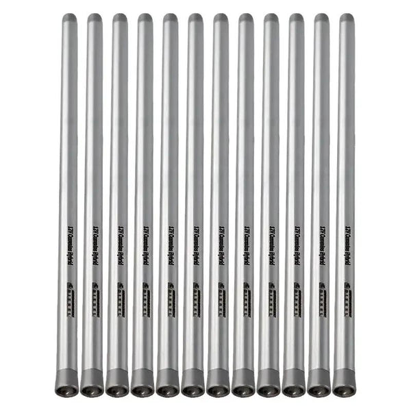 Power Driven Diesel 24V pushrods for Cummins 98.5-18, silver steel rods