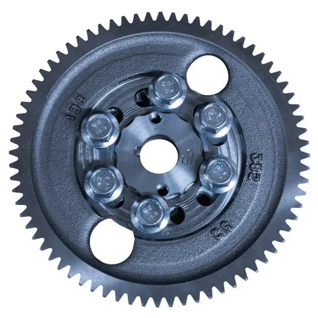 Power Driven Diesel PDD Adjustable P7100 Billet Timing Gear - steel timing gear with six-bolt hub