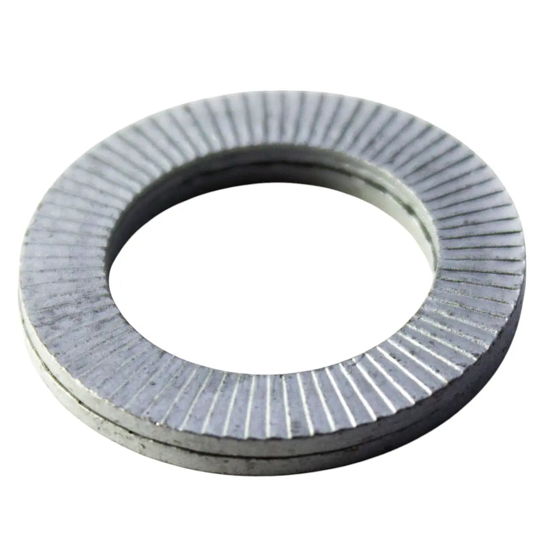 Power Driven Locking Washer for P7100 Pump Gear, silver metal ring with serrated outer edge