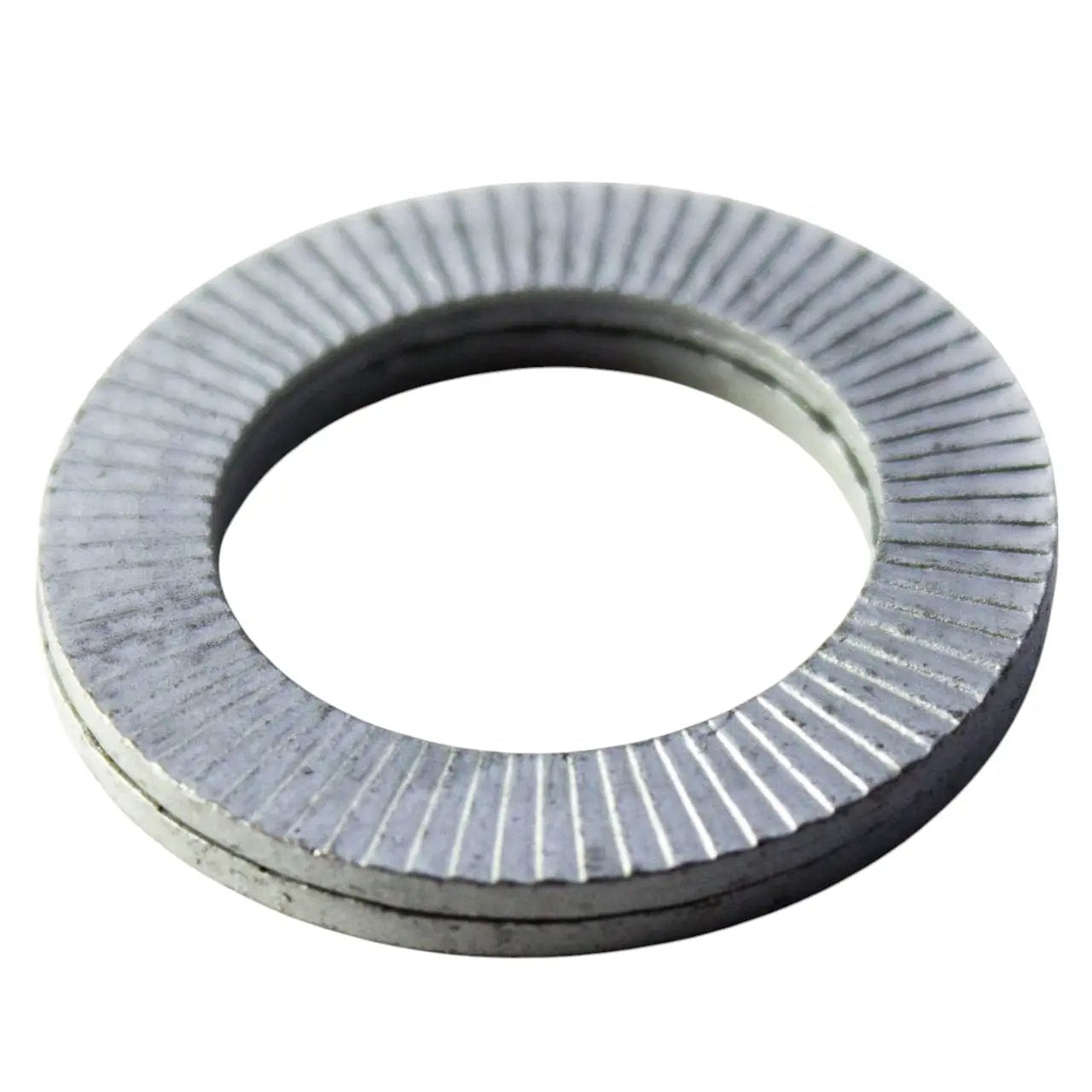 Power Driven Locking Washer for P7100 Pump Gear, silver metal ring with serrated outer edge