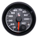 Boost Gauge Power Driven Diesel Black 2-1/16 in. 0-100 psi with warning, dash-mount