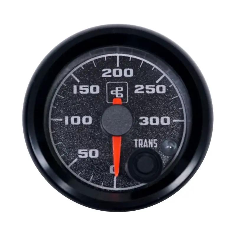 Power Driven Diesel Transmission Line Pressure Gauge 2-1/16 in 0-300 psi with warning light, black bezel