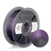 3D printer filament Silk Dual Color PLA spool by Numakers in purple and black