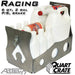Racing Quart Crate 6 qt brake/P-S kit in metal crate with white plastic bottles Artec Industries