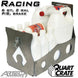 Racing Quart Crate 6 qt brake/P-S kit in metal crate with white plastic bottles Artec Industries