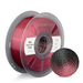 Silk Dual Color PLA filament spool by Numakers, red finish