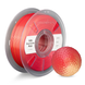 Dual/Tri-Color Silk PLA filament spool by Numakers; red filament with visible label