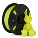 PLA+ Filament spool by Numakers in neon yellow, 1.75 mm, 3D printer accessory with dragon figurine