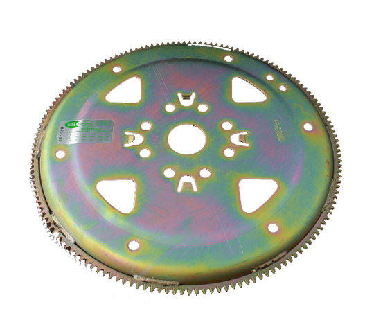 Power Driven Diesel 68RFE SFI-Rated HD Flexplate iridescent zinc-coated round flywheel with gear teeth