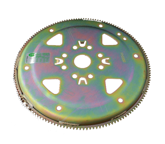 Power Driven Diesel 68RFE SFI-Rated HD Flexplate iridescent zinc-coated round flywheel with gear teeth