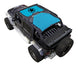 Sun shade SPIDERWEBSHADE for Jeep Wrangler JKU 4-Door with blue printed top