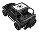 Sun Shade SpiderWebShade for Jeep Wrangler TJ (1997–2006) with white printed top and star logo