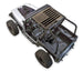 Sun shade top for Jeep Wrangler YJ (1987–1996) with American flag print on tan background by SpiderWebShade