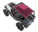 Sun shade for Jeep Wrangler YJ 1987–1996 by SPIDERWEBSHADE, pink American flag pattern top