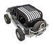 Sun Shade for Jeep Wrangler JK 2-Door by SpiderWebShade, black stock-printed shade top with white American flag