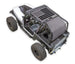 Sun Shade for Jeep Wrangler YJ by SPIDERWEBSHADE, gray stock printed shade top (1987–1996)