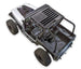SPIDERWEBSHADE sun shade top for Jeep Wrangler YJ (1987–1996) with stock printed American flag design.