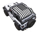 Sun shade top for Jeep Wrangler JL 2-Door with a black-and-white American flag print by SpiderWebShade