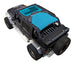 Sun shade for Jeep Wrangler JKU 4-Door by SpiderWebShade, blue stock printed top