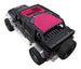 Sun shade for Jeep Wrangler JKU 4-Door by SPIDERWEBSHADE; pink stock printed shade top