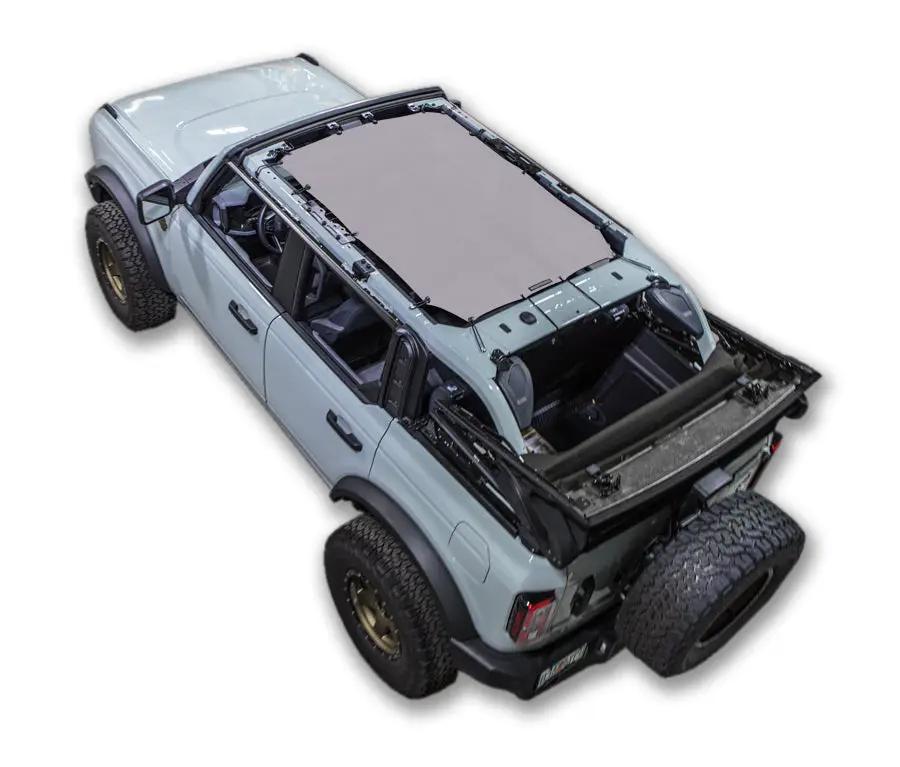 Sun Shade Top for Ford Bronco (2021–2026) by SpiderWebShade, solid color