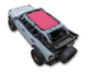 Sun shade top for Ford Bronco by SpiderWebShade; pink solid color, 2021–2026