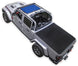SPIDERWEBSHADE sun shade for Jeep Gladiator JT 2019–2026; solid black shade top over the truck bed