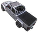 Sun shade top for Jeep Gladiator JT by SpiderWebShade; solid black shade over the truck bed.