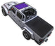 Sun shade top for Jeep Gladiator JT by SpiderWebShade; solid black bed shade (2019–2026)