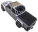 Sun shade for Jeep Gladiator JT by SpiderWebShade, solid black shade top for bed area