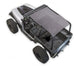 Sun Shade for Jeep Wrangler YJ by SPIDERWEBSHADE, gray solid shade top (1987–1996)