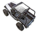 Sun Shade for Jeep Wrangler YJ 1987–1996 by SpiderWebShade; solid color shade top