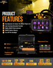 RC SERIES  RGB Switch Panel | Auxbeam Bluetooth App | Urban 3D