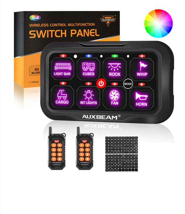 RC SERIES  RGB Switch Panel | Auxbeam Bluetooth App | Urban 3D