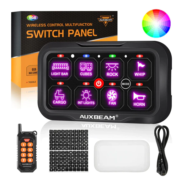 RC SERIES  RGB Switch Panel | Auxbeam Bluetooth App | Urban 3D