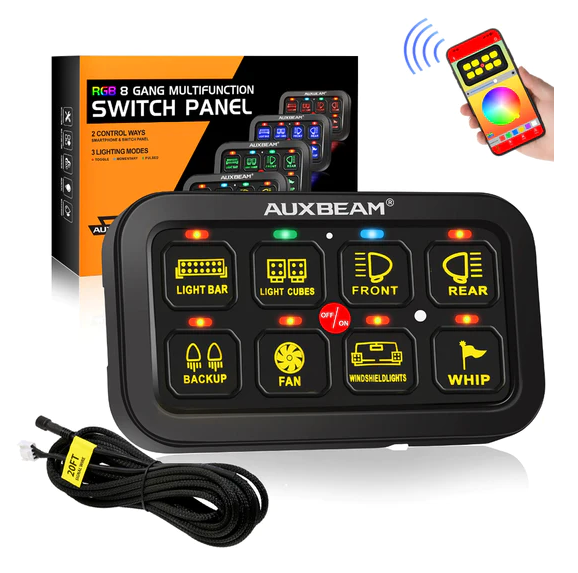 Auxbeam AR-800 RGB Switch Panel | Lighting Control | Urban 3D
