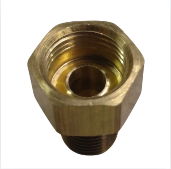 Power Driven Diesel 1/4in NPT Oil Fitting 1994-1998 Cummins brass hex body