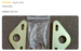 4Link4WD Master Gear Setup Tool Kit: two green brackets with mounting holes and hardware bag