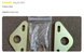 4Link4WD Master Gear Setup Tool Kit: two green brackets with mounting holes and hardware bag