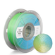 Numakers Dual/Tri-Color Silk PLA filament spool, 1.75 mm, green-blue gradient