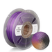 Silk Tri-Color PLA filament spool for 3D printers by Numakers, 1.75 mm purple gradient
