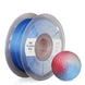 Numakers Silk Tri-Color PLA filament spools (2) in blue and pink gradient, 1.75 mm