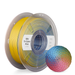 Dual/Tri-Color Silk PLA filament spools in yellow and blue by Numakers