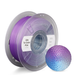 Silk Tri-Color PLA filament spools (2) in purple-to-blue gradient, 1.75 mm, Numakers