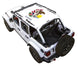 Sun shade top for Jeep Wrangler JLU 4-Door by SPIDERWEBSHADE with Illinois flag eagle print