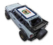 Ford Bronco sun shade (2021–2026) by SPIDERWEBSHADE with printed flag design