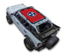 SPIDERWEBSHADE sun shade for Ford Bronco (2021–2026), red Tennessee flag printed top