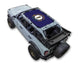 Sun shade Ford Bronco (2021–2026) by SPIDERWEBSHADE; stock printed shade top